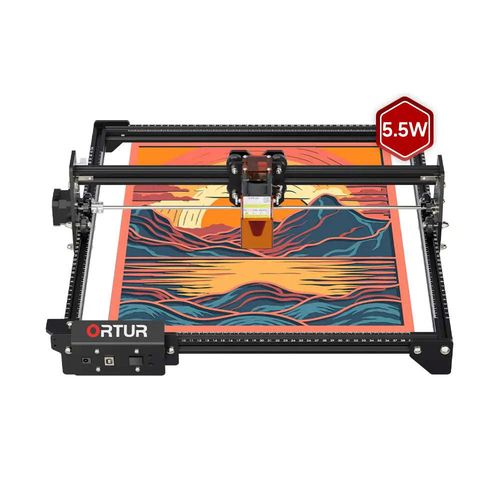 Ortur LM2 S2 Laser Engraving & Cutting Machine 5,000mm/min (10W/5W/1.6W)