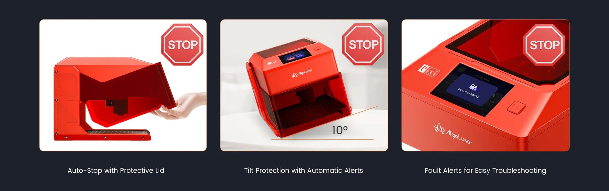 AlgoLaser Pixi Potable & Smart Laser Engraver 3W/5W/10W