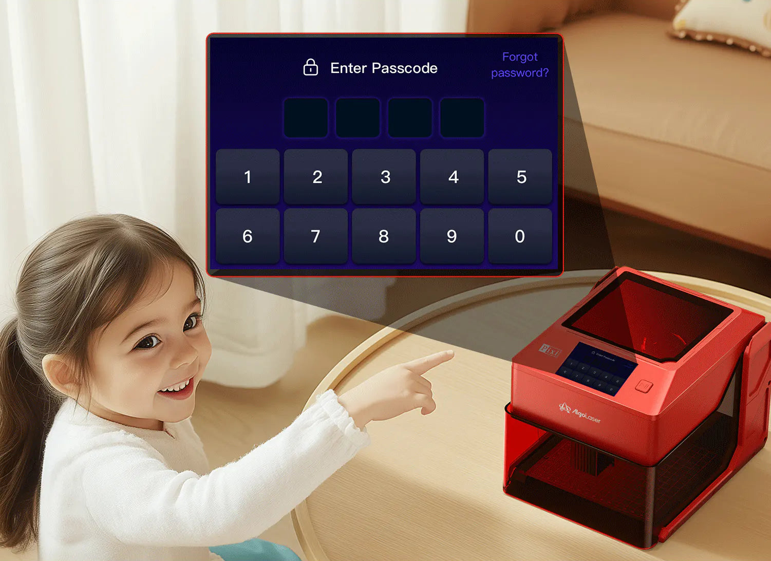 AlgoLaser Pixi Potable & Smart Laser Engraver 3W/5W/10W