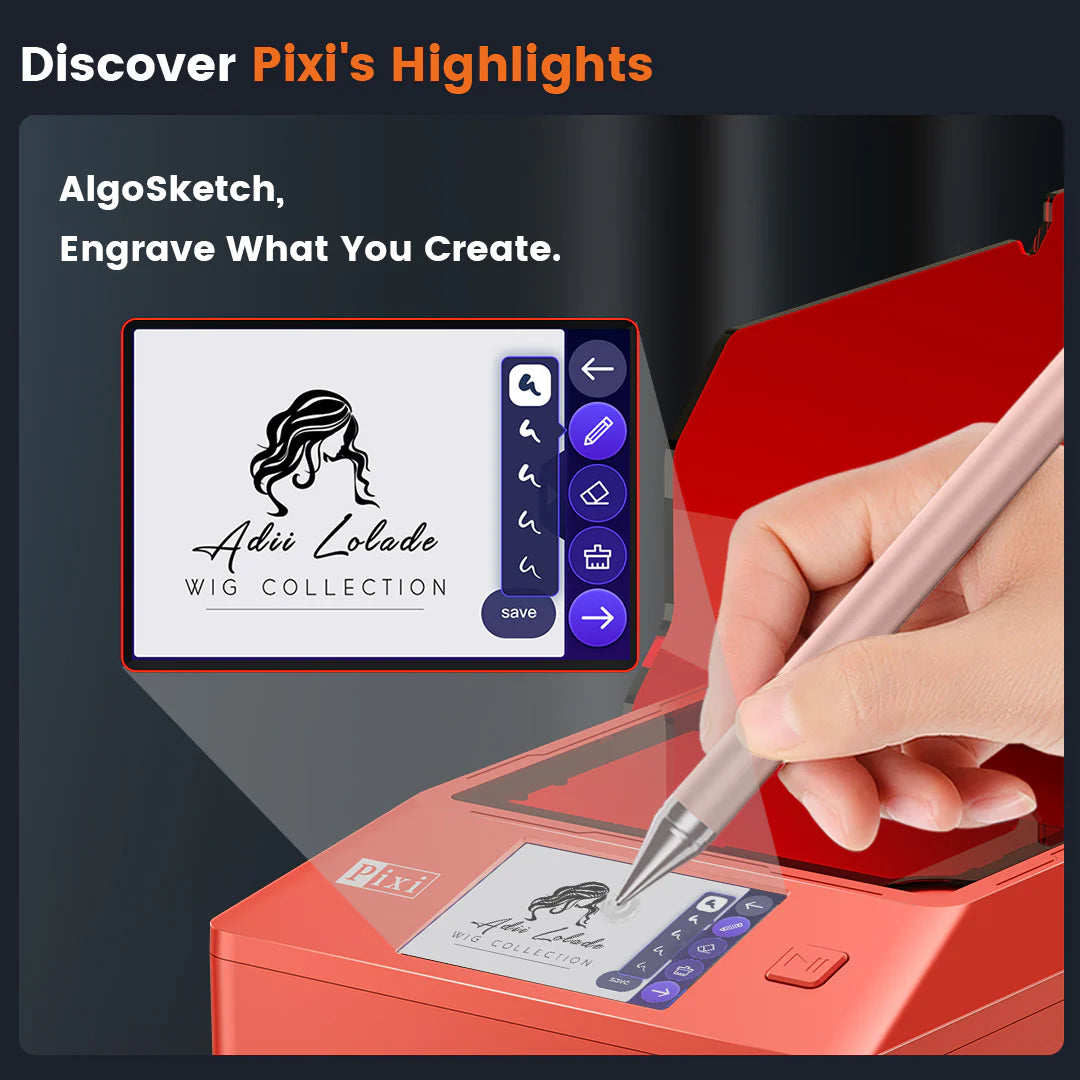 AlgoLaser Pixi Potable & Smart Laser Engraver 3W/5W/10W