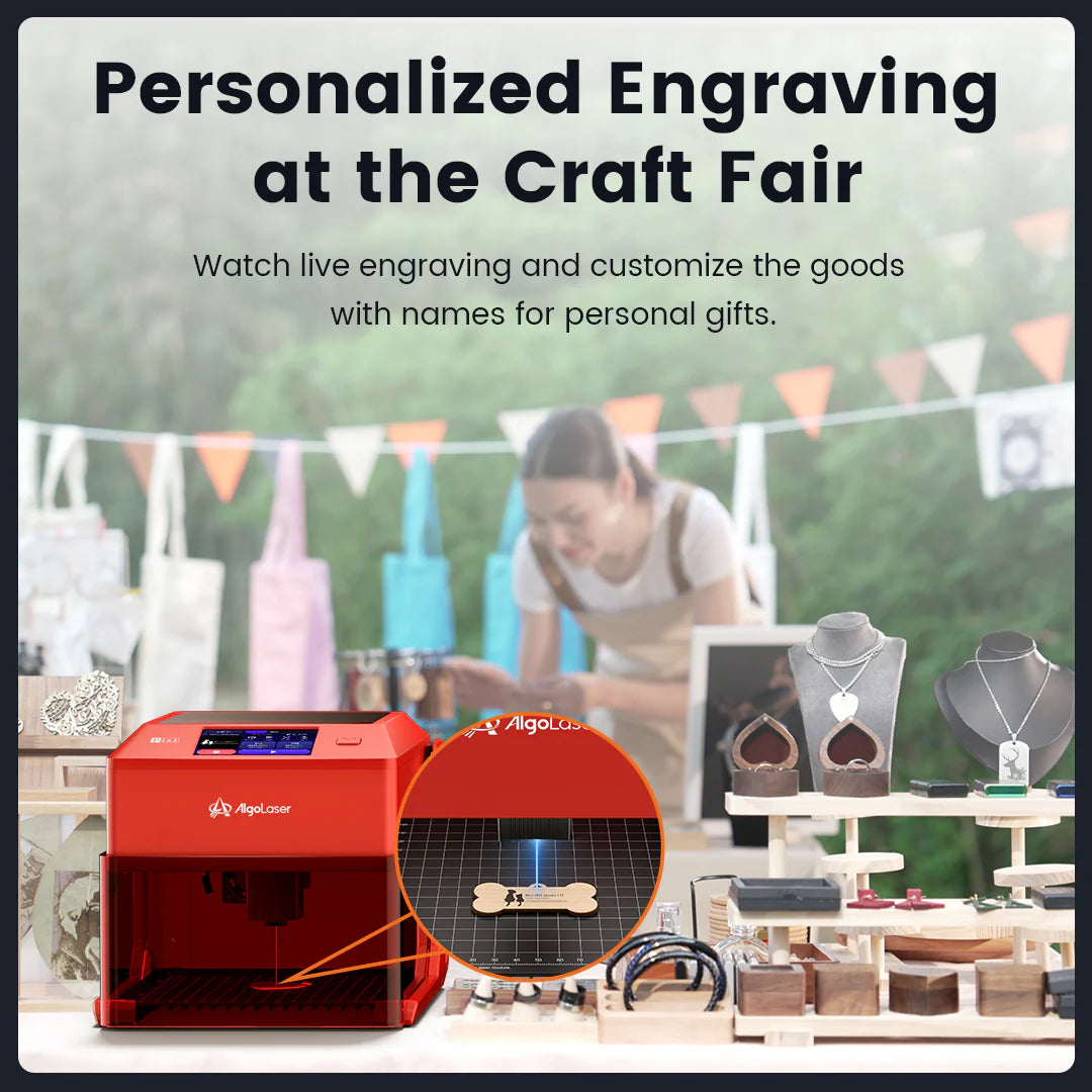 AlgoLaser Pixi Potable & Smart Laser Engraver 3W/5W/10W