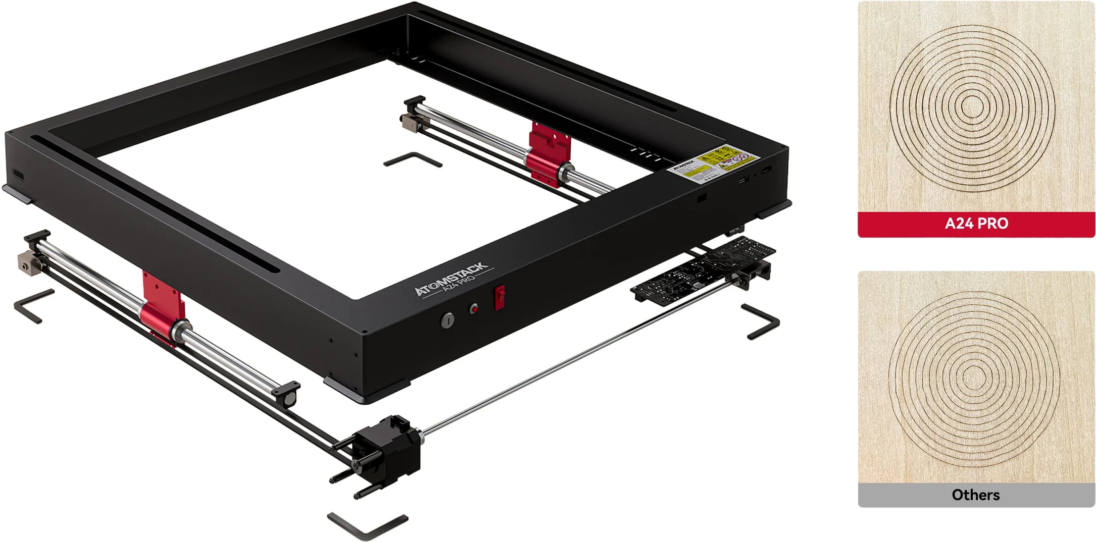 AtomStack A12/A24 Pro 12W/24W Unibody Frame Laser Engraver
