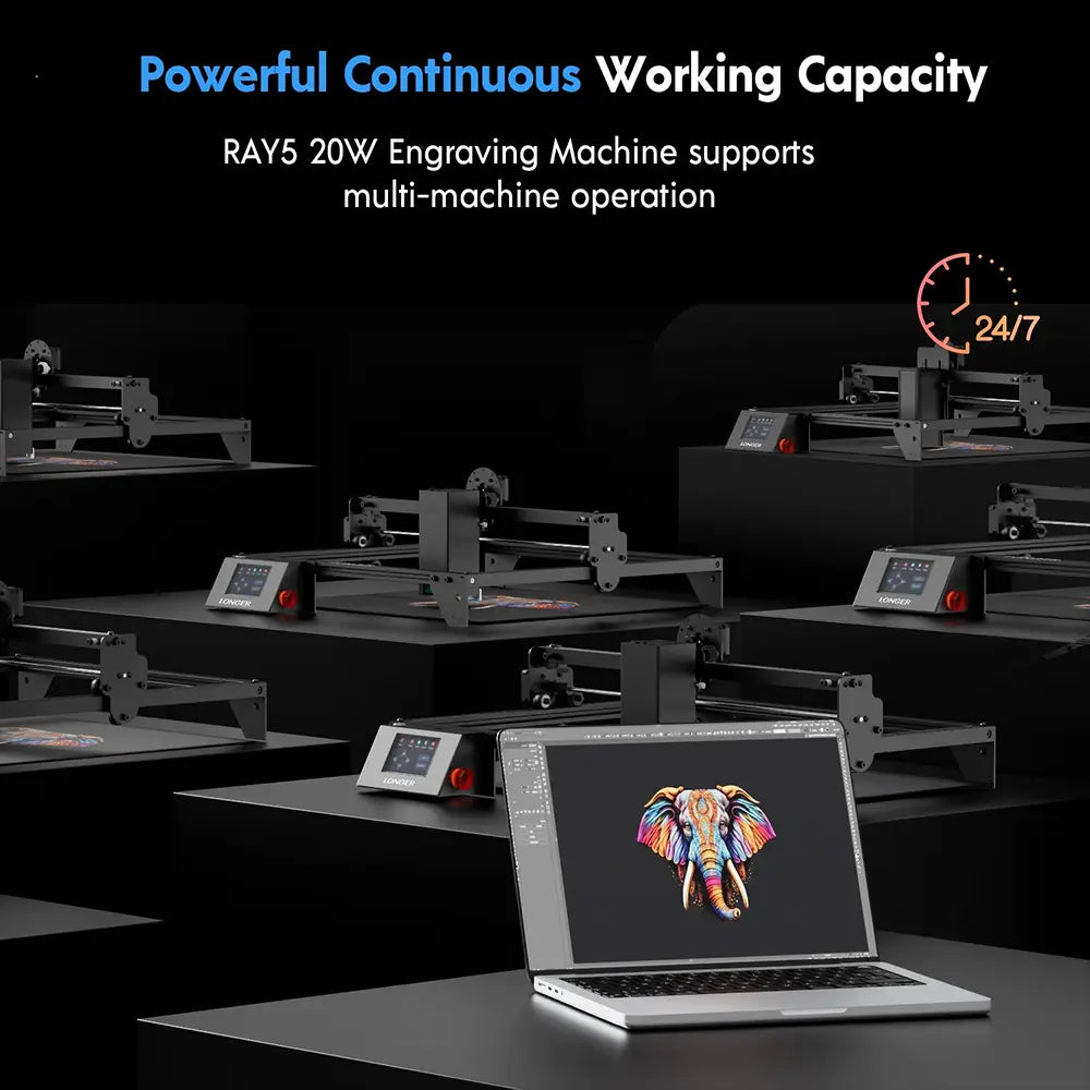 longer-ray5-20w-working-capacity