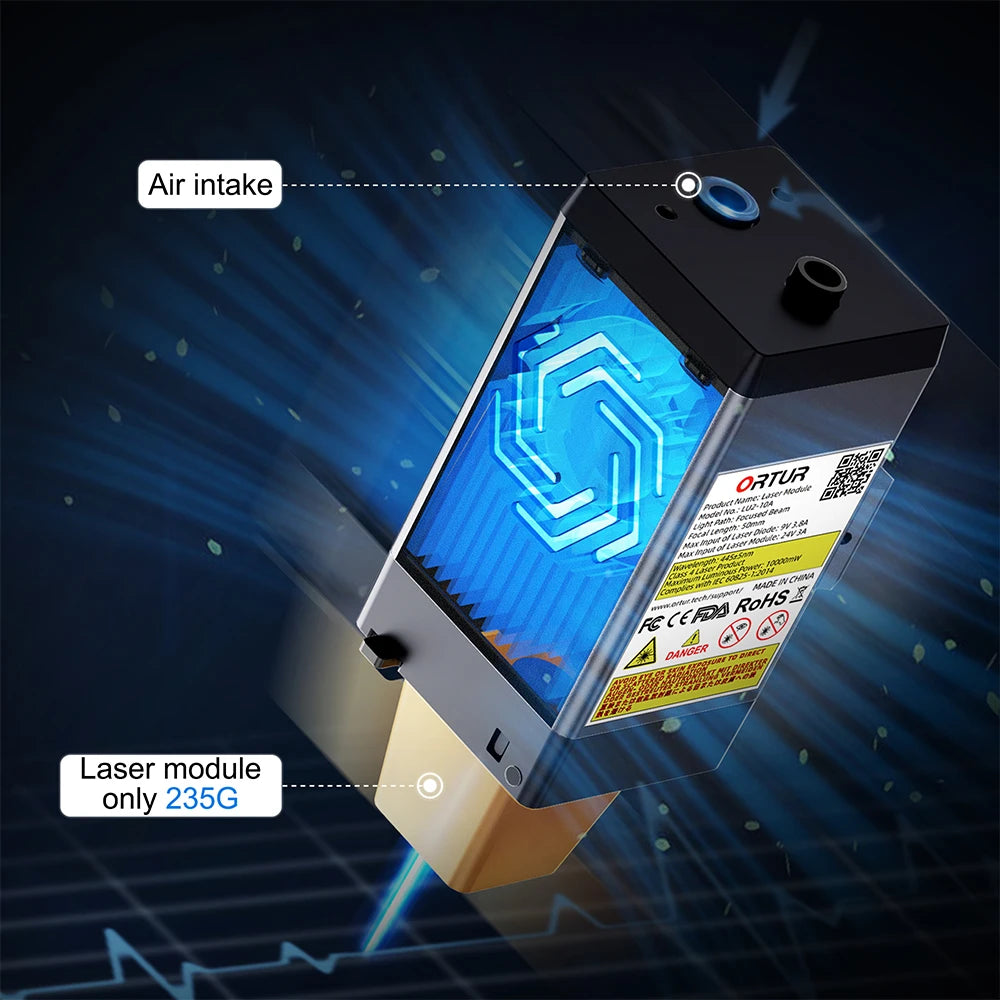 10W LU2-10A Laser Module for Ortur Laser Engraver