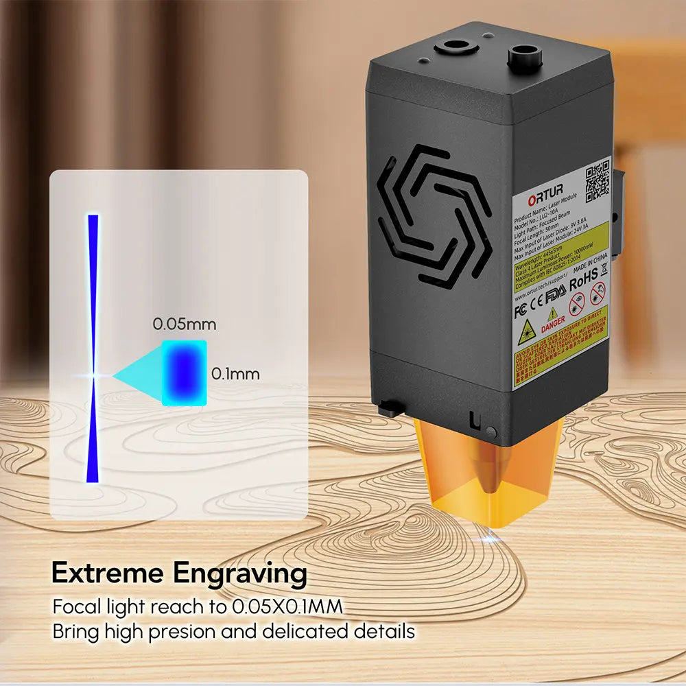 10W LU2-10A Laser Module for Ortur Laser Engraver