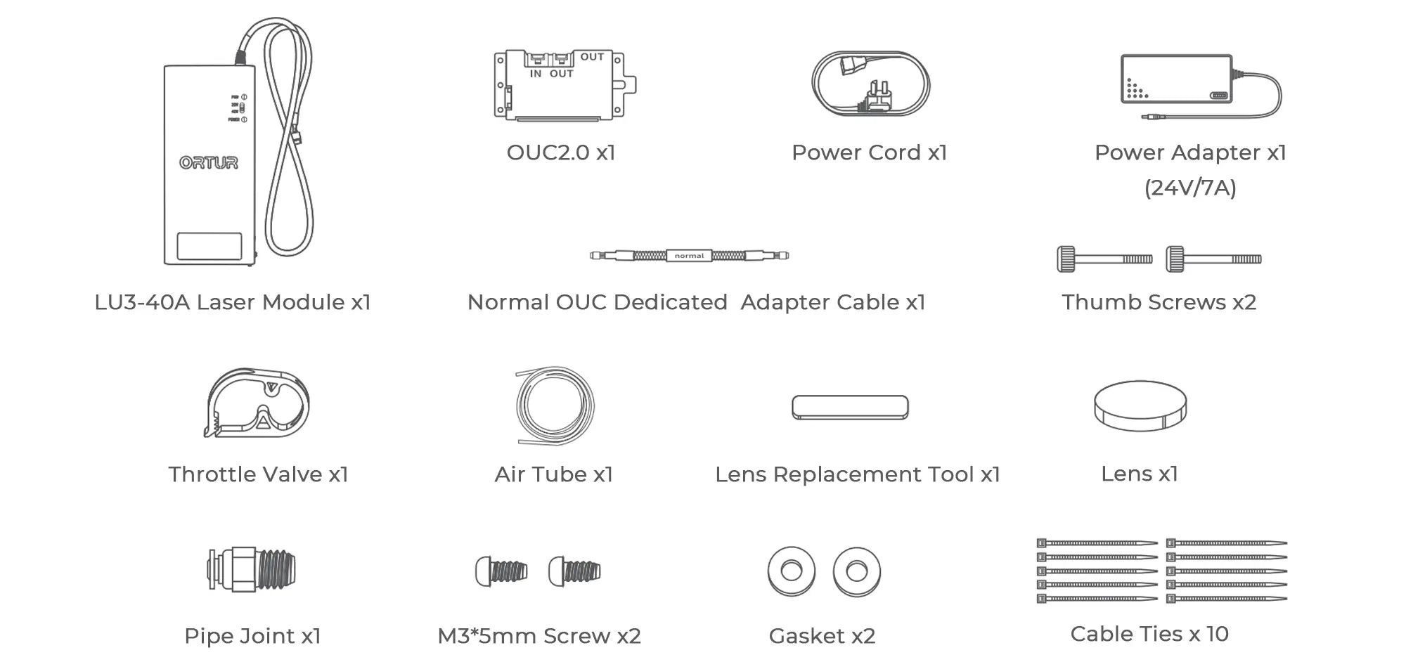 40W LU3-40A Laser Module for Ortur Laser Engraver