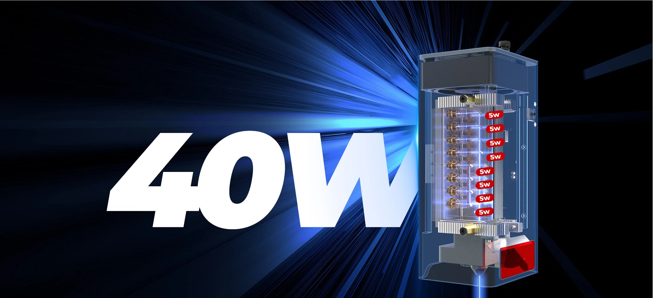 40W LU3-40A Laser Module for Ortur Laser Engraver