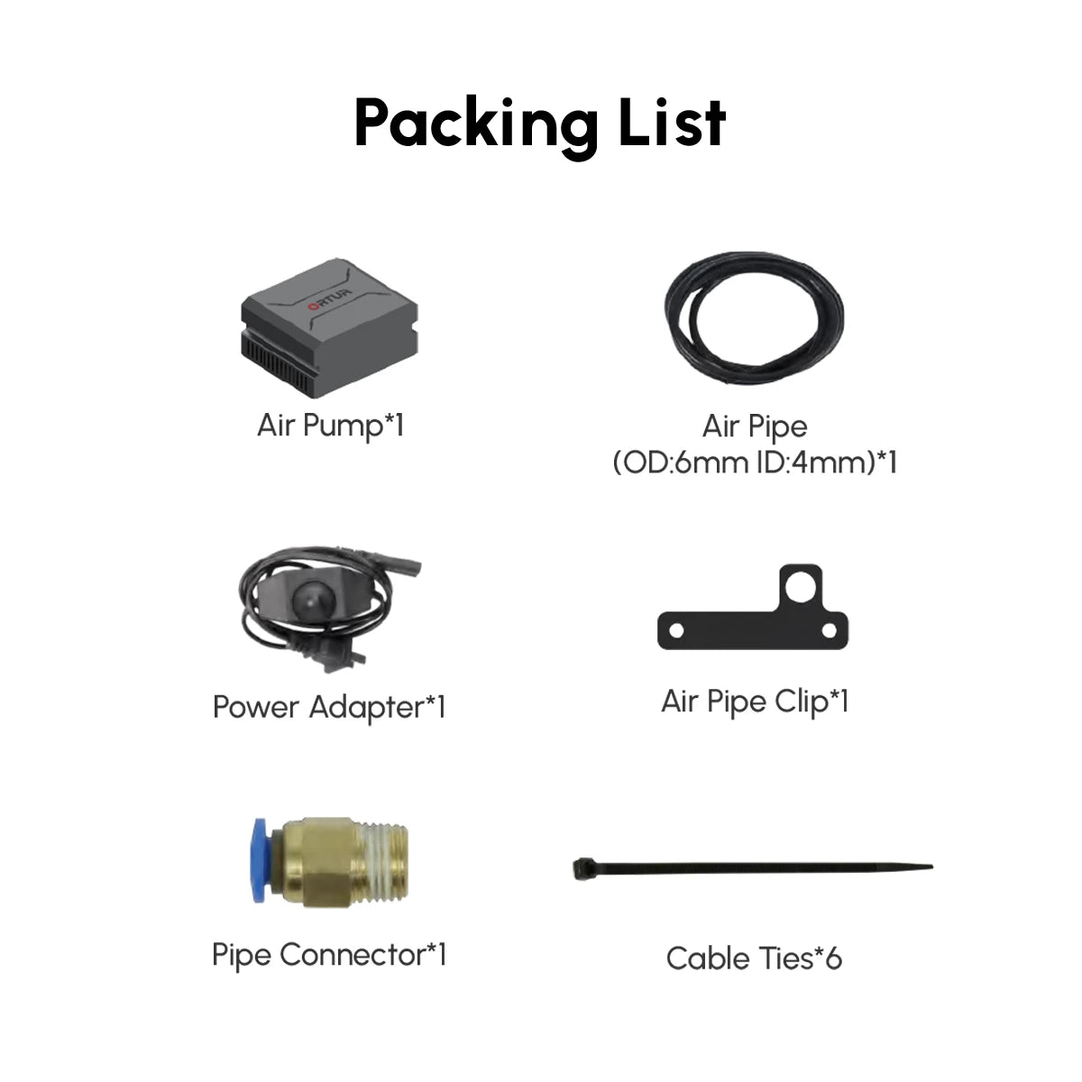 Ortur Air Pump for LU3-40A & LU3-20A & LU2-10A & LU2-4 LF (OAP1.0)