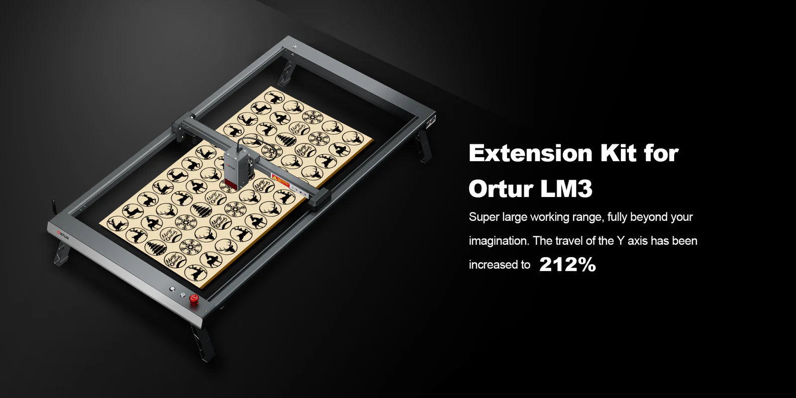 Ortur Extension Kit for Laser Master 3 (ETK2.0)