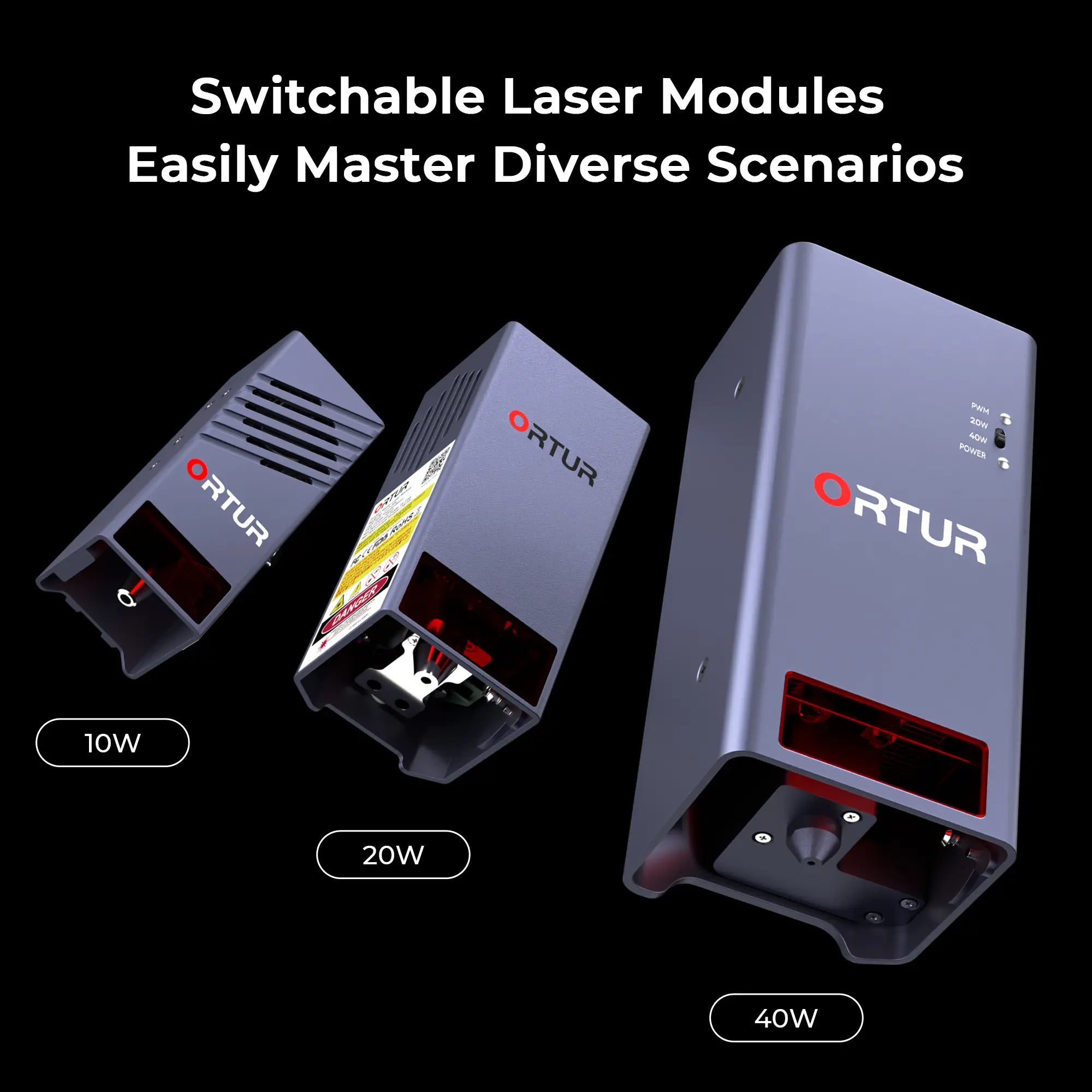 Ortur F10 Conveyor Laser Engraver & Cutter 10W/20W/40W