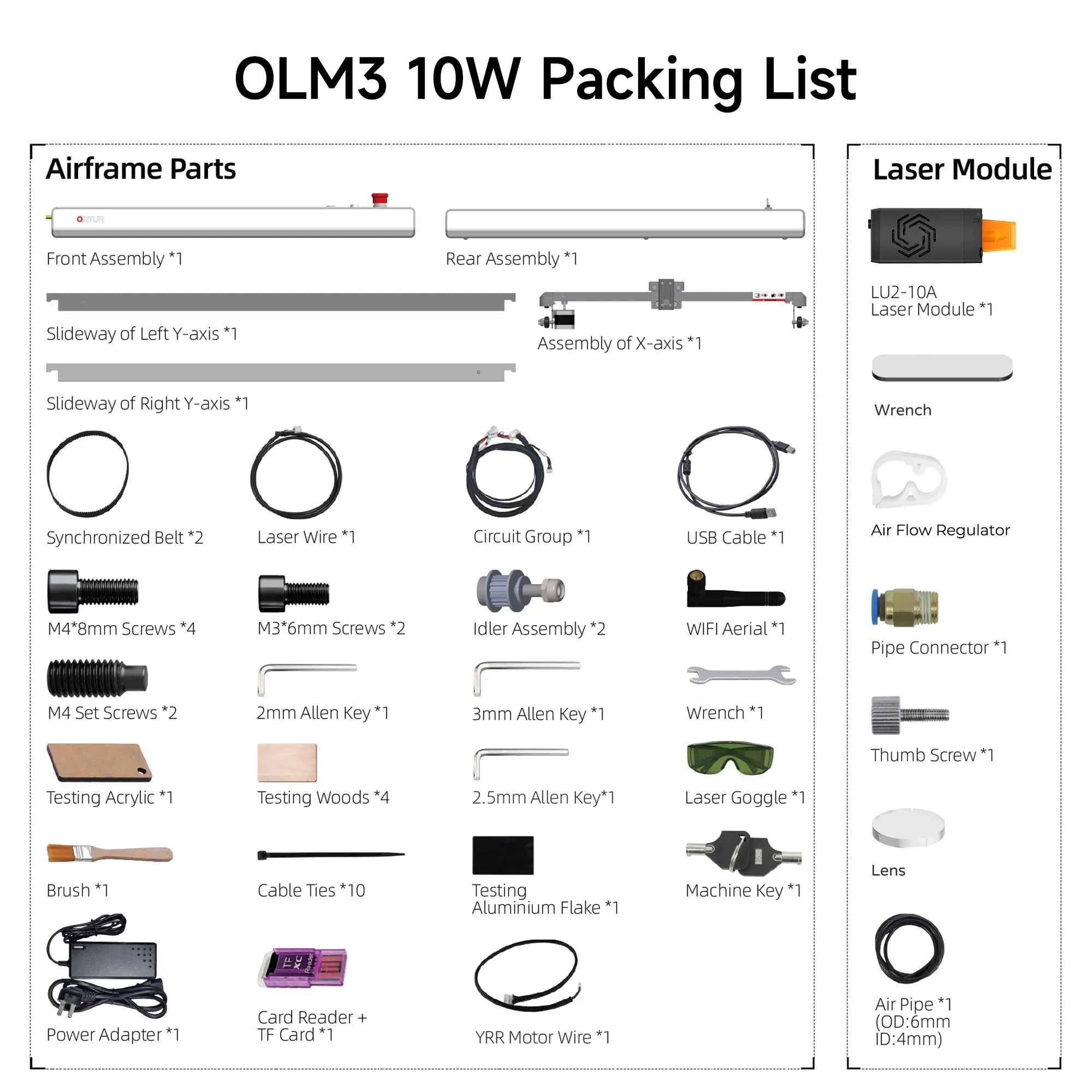 ortur-laser-master-3-10w-packing-lists