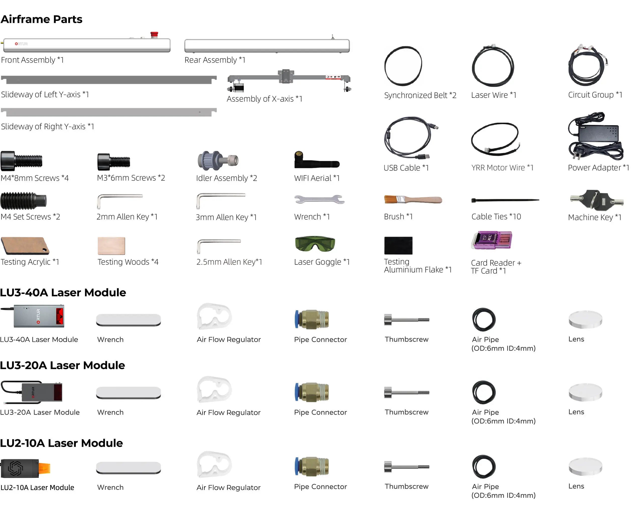 ortur-laser-master-3-packing-lists