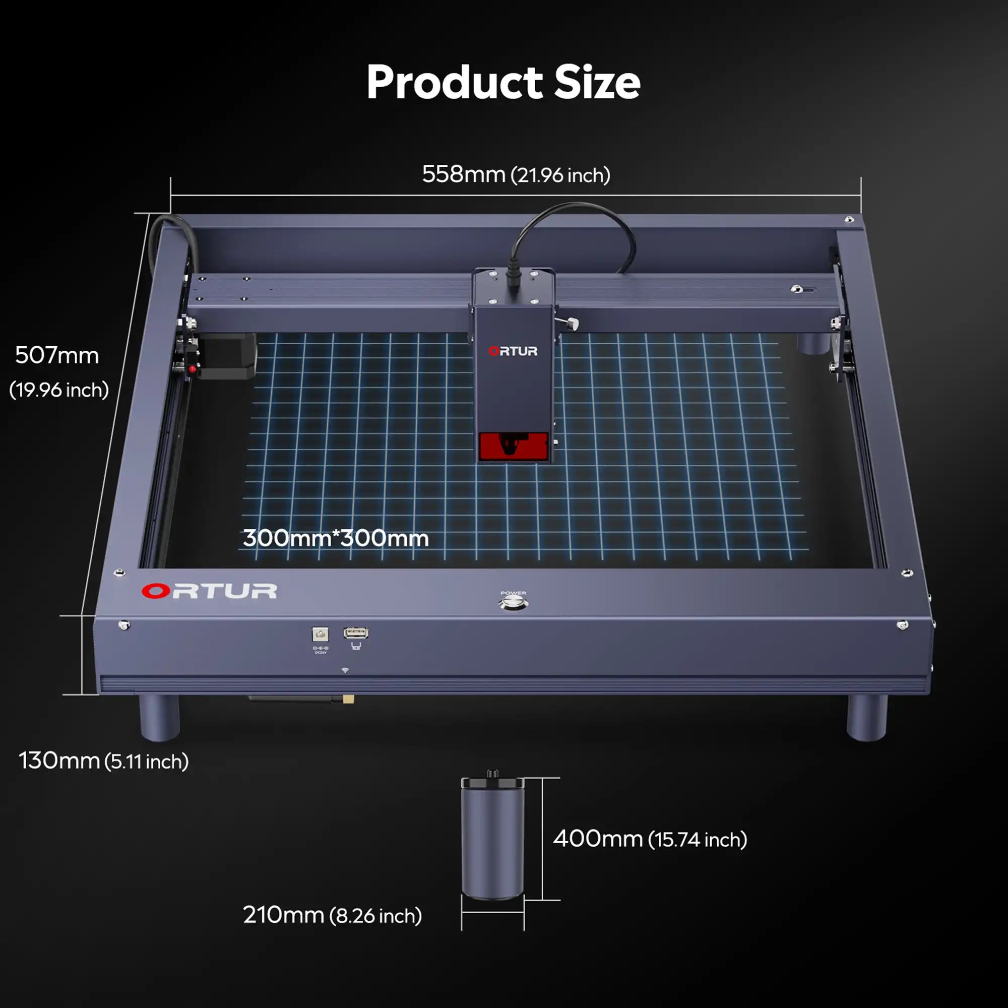 Ortur Laser Master H10 Engraving & Cutting Machine 20,000mm/min 20W