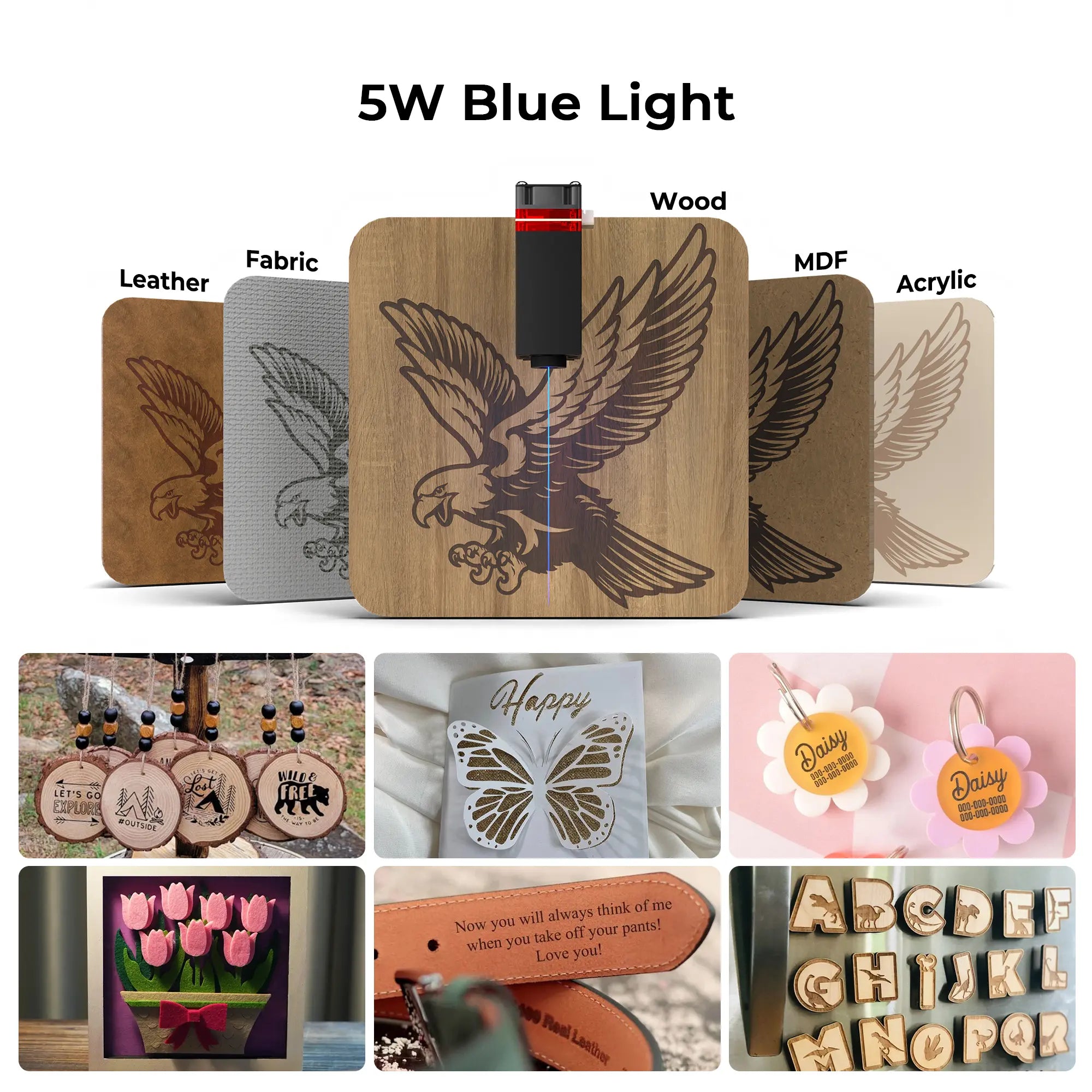 5W LU3-5B Laser Module for Ortur R1 Laser Engraver