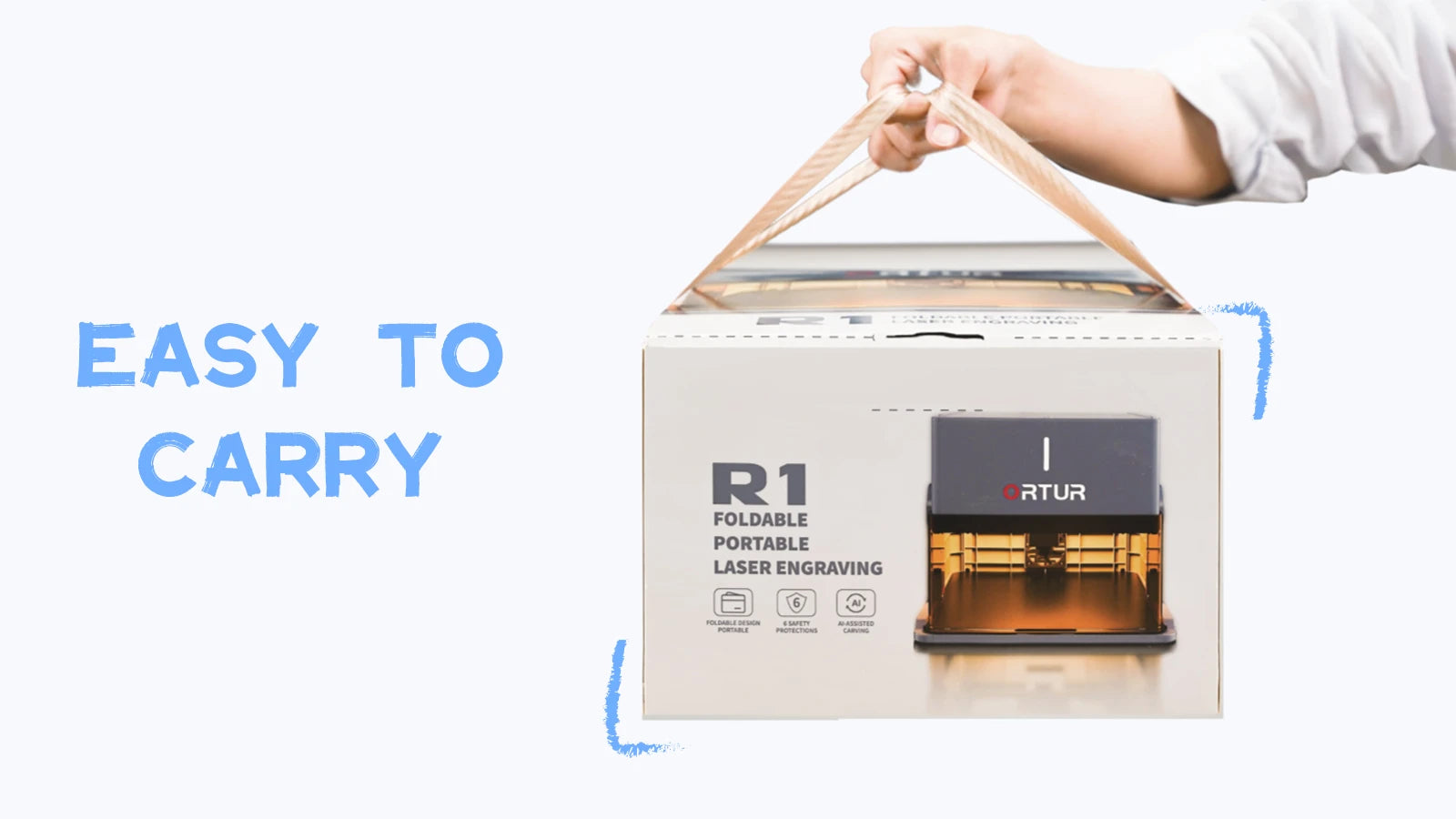 Ortur R1 Potable Laser Engraver 1.3W IR/5W