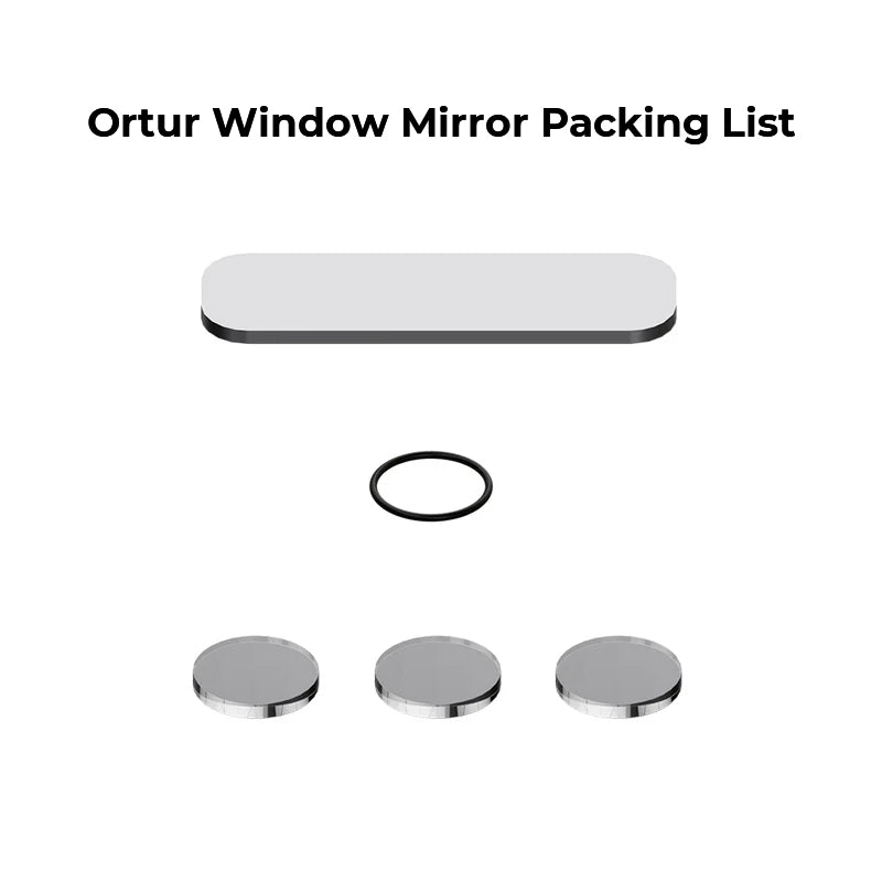 Ortur Window Mirror for LU3-40A & LU3-20A/20B & LU2-10A Laser Module