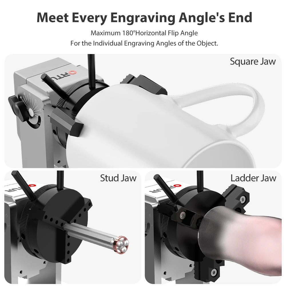 Ortur Y-axis Rotary Chuck for Laser Engraver (YRC1.0)