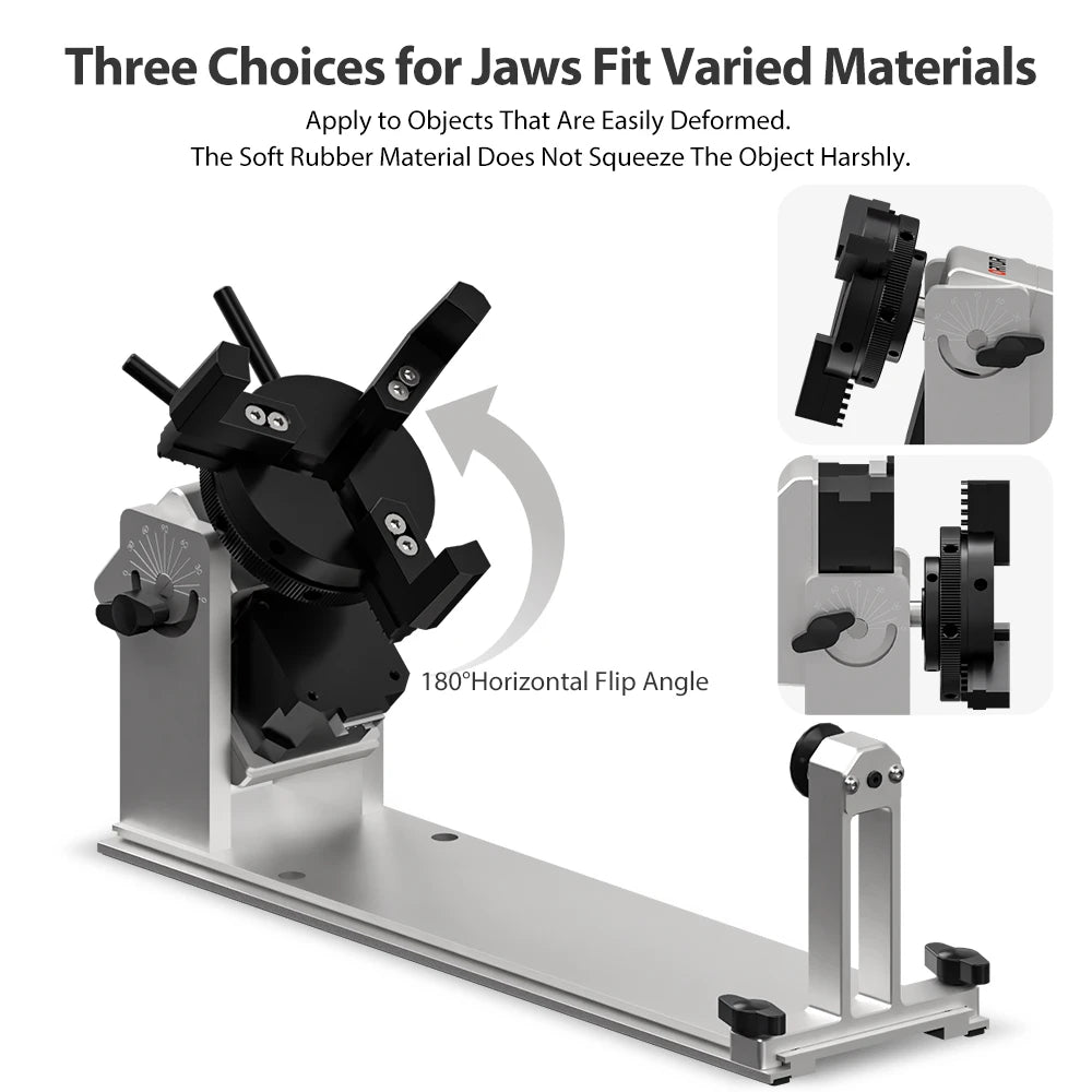 Ortur Y-axis Rotary Chuck for Laser Engraver (YRC1.0)