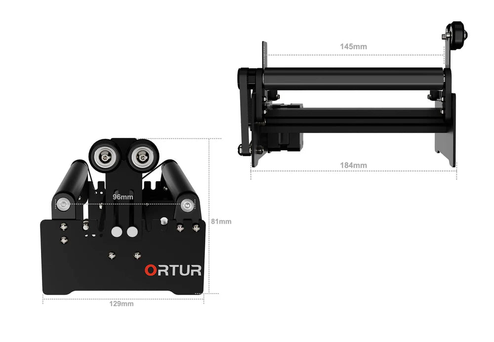 Ortur YRR 2.0 Rotary Roller for Cylinder Engraving