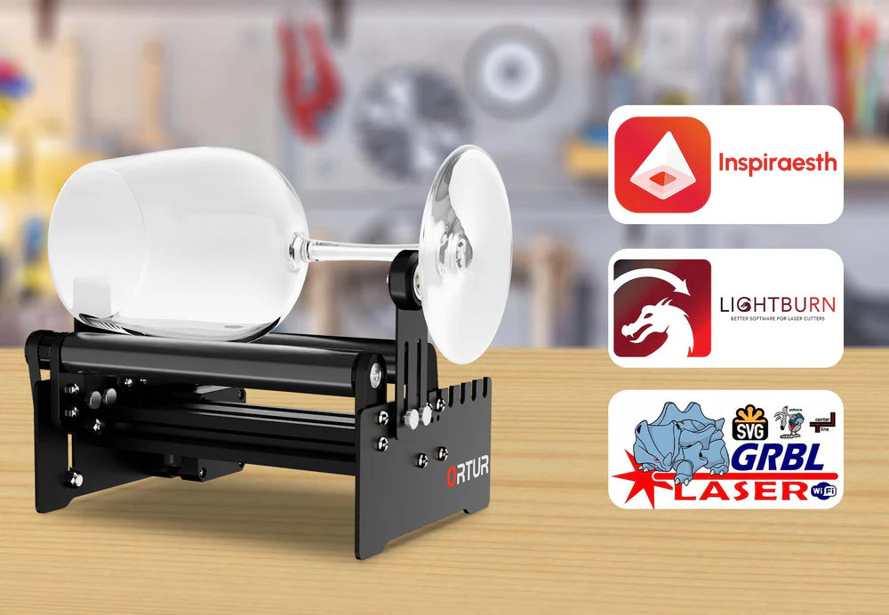 Ortur YRR 2.0 Rotary Roller for Cylinder Engraving