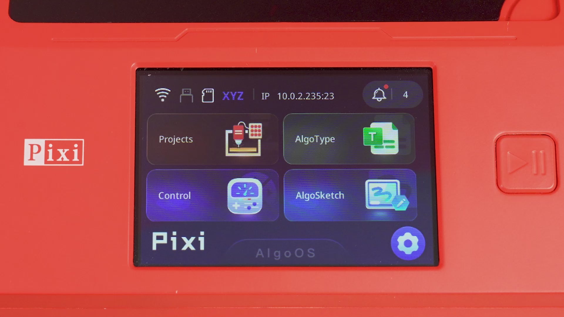Load video: AlgoLaser Pixi Potable & Smart Laser Engraver 3W/5W/10W