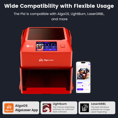 AlgoLaser Pixi Potable & Smart Laser Engraver 3W/5W/10W