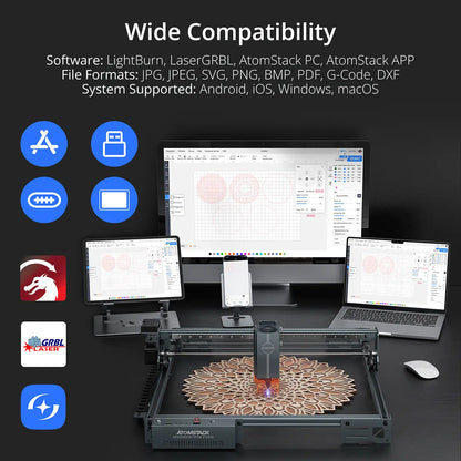 AtomStack A40 Pro V2 48W Laser Engraver