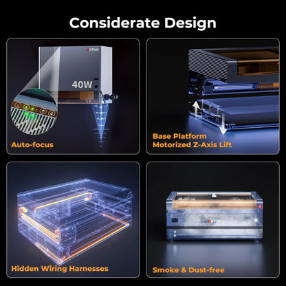 Ortur H20 Laser Engraving & Cutting Machine 2W IR/10W/20W/40W