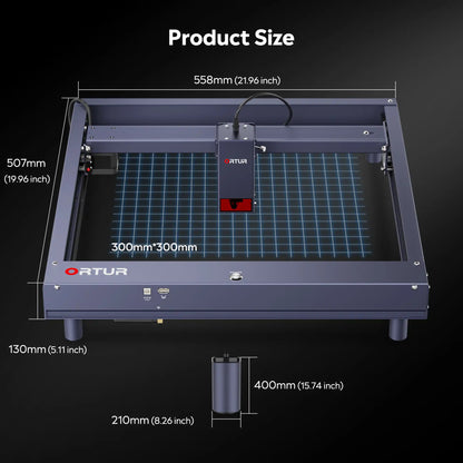Ortur Laser Master H10 Engraving & Cutting Machine 20,000mm/min 20W