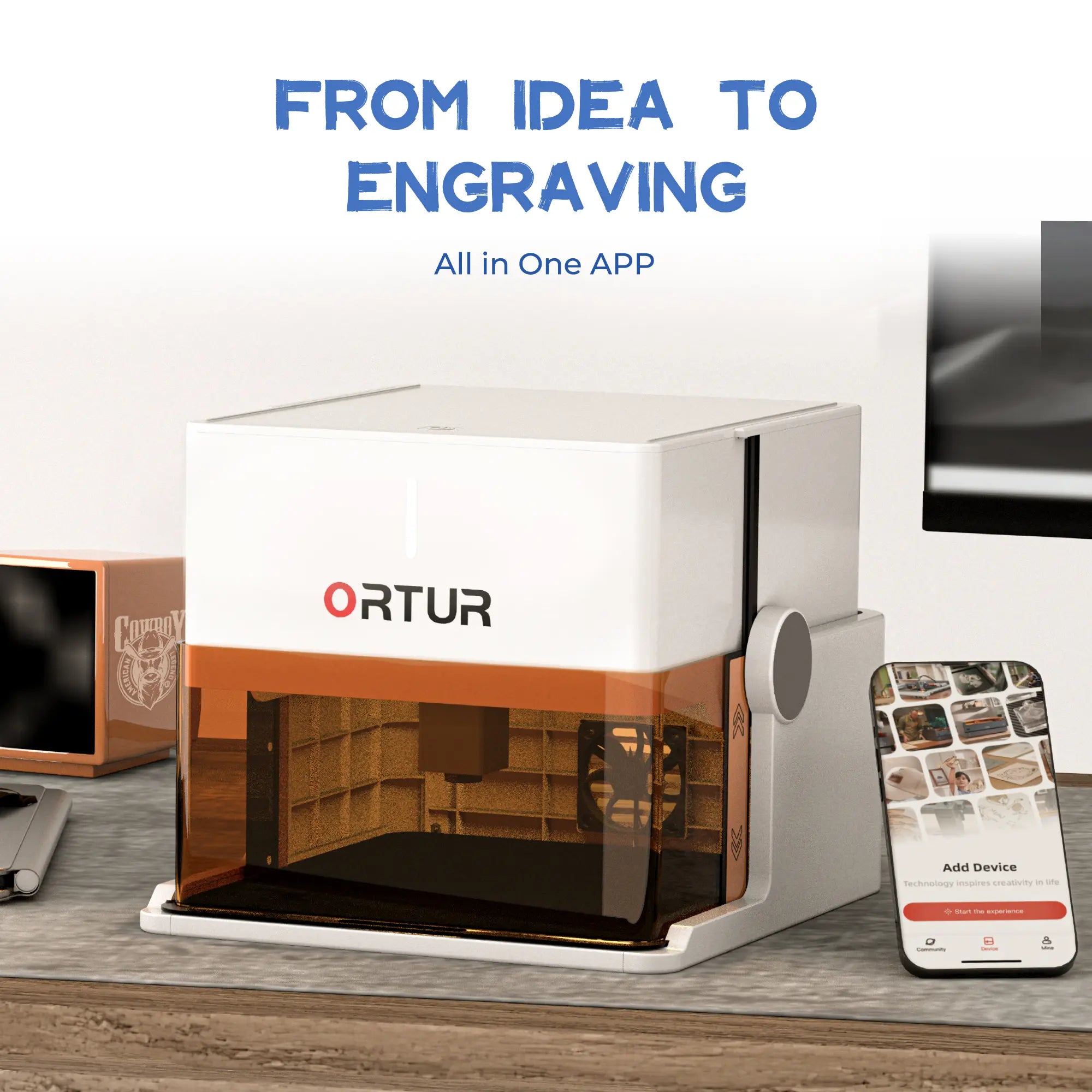 Ortur R1 Potable Laser Engraver 1.3W IR/5W