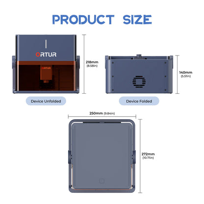 Ortur R1 Potable Laser Engraver 1.3W IR/5W