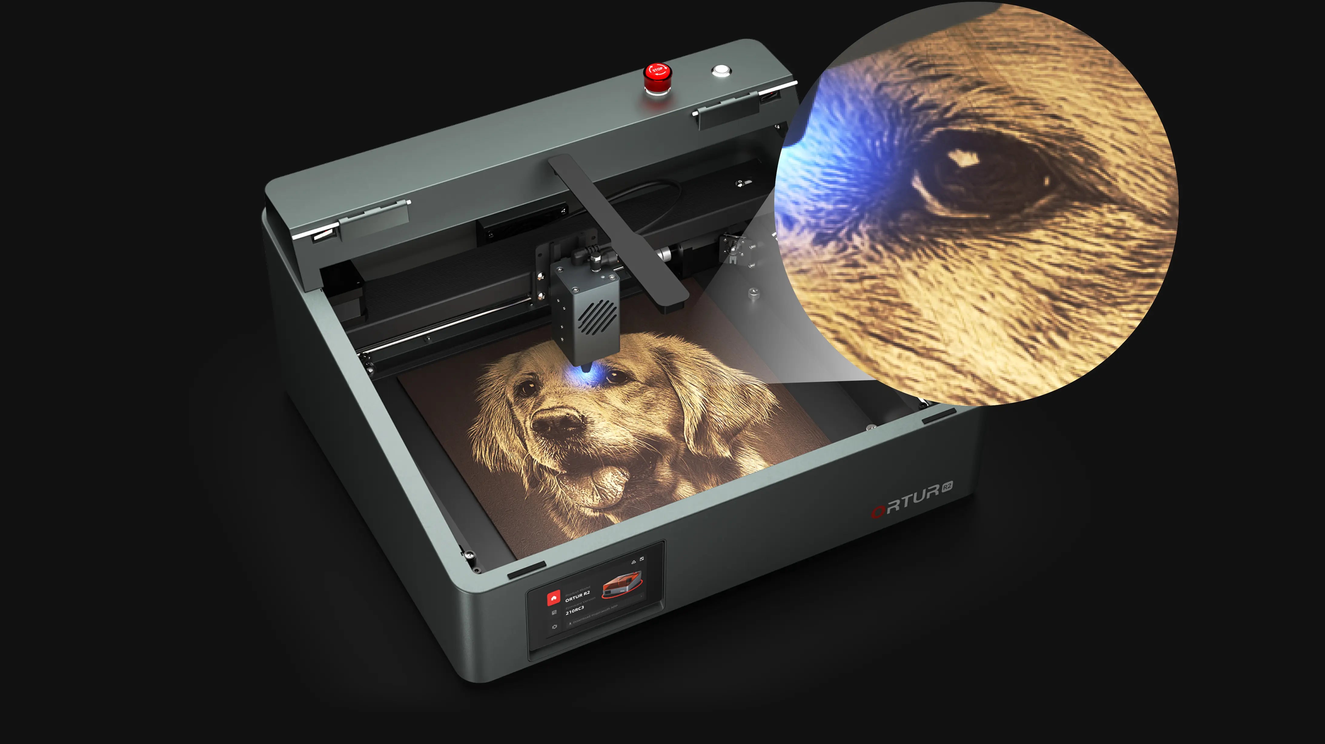 Ortur R2 Smart Laser Engraver 1.3W IR/10W/20W
