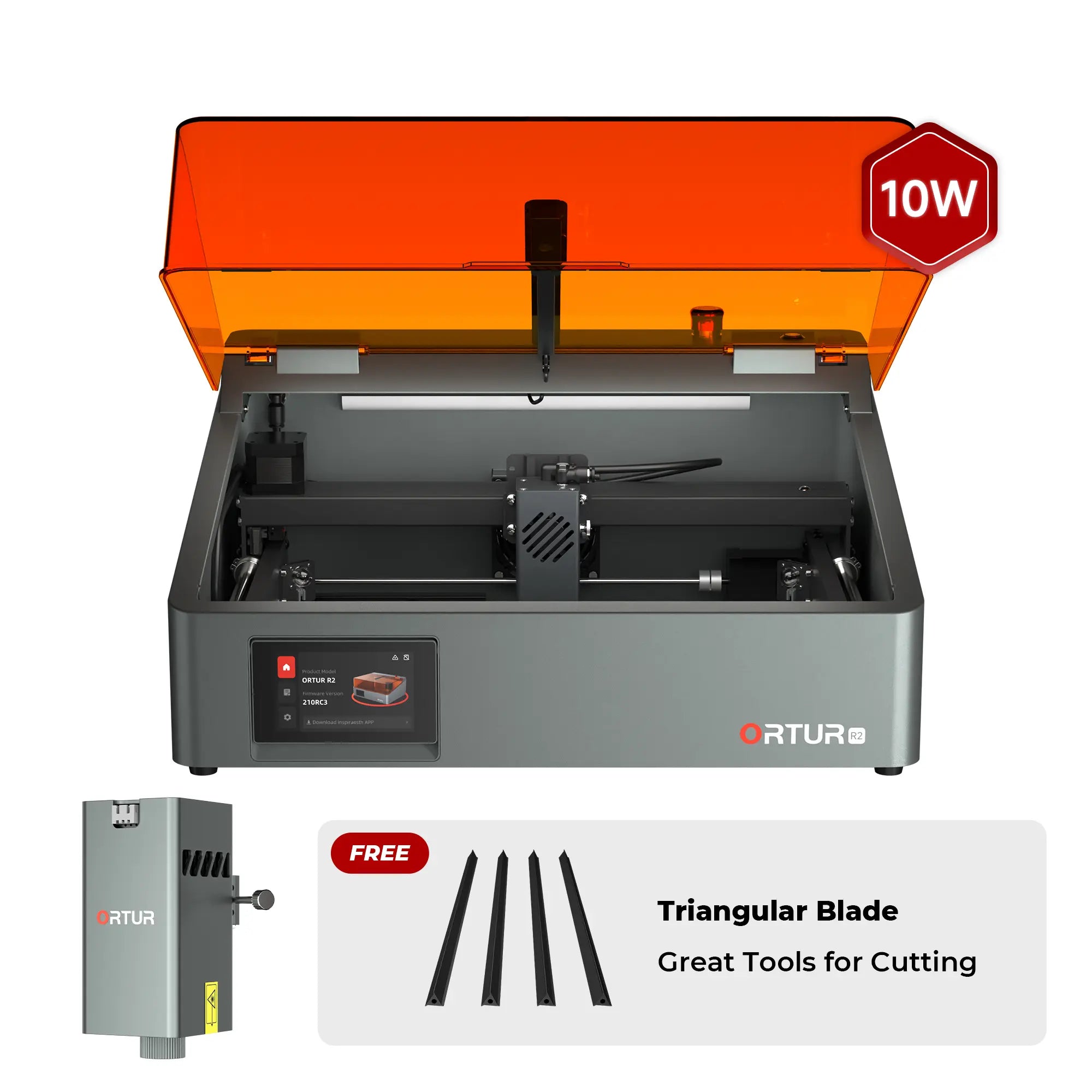 Ortur R2 Smart Laser Engraver 1.3W IR/10W/20W