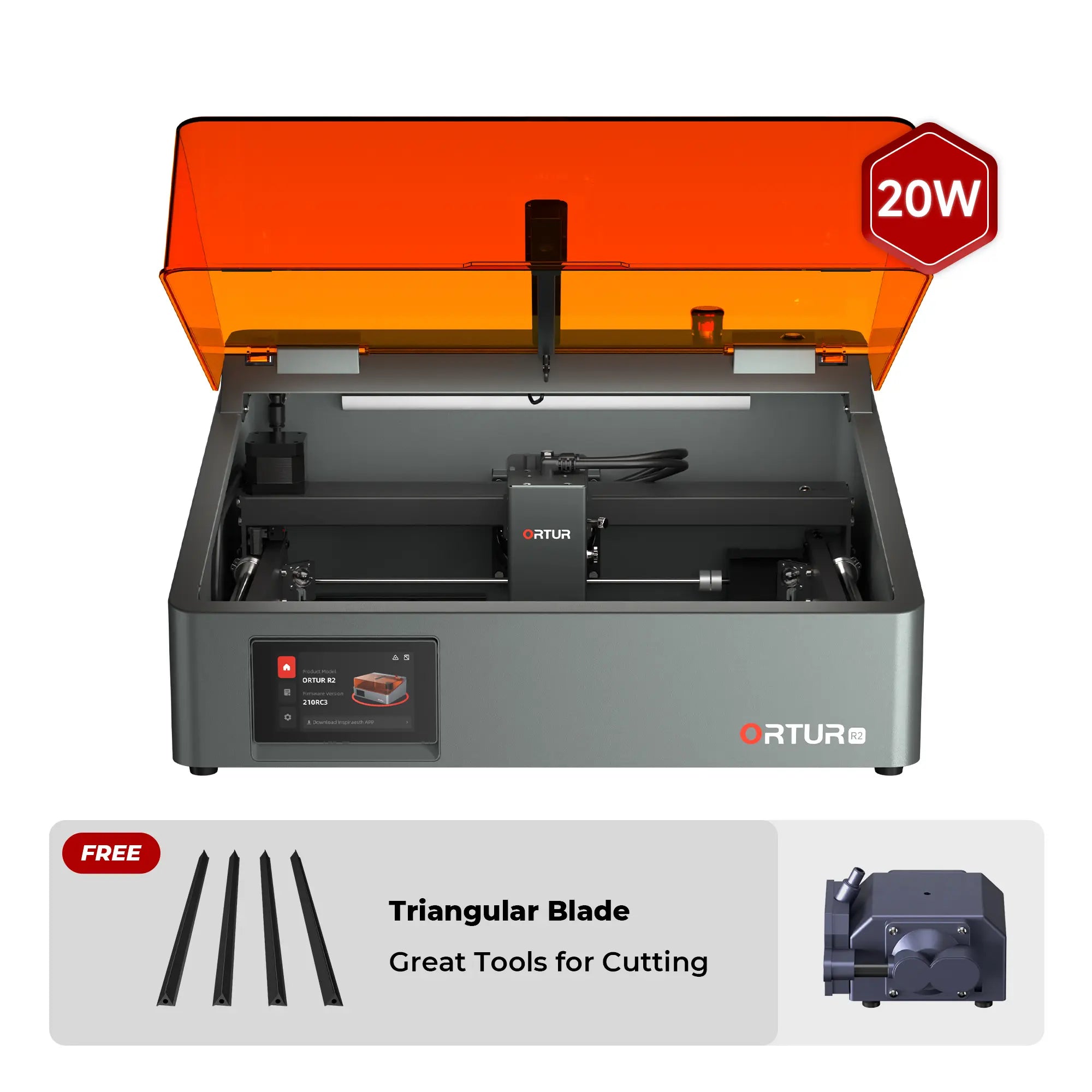 Ortur R2 Smart Laser Engraver 1.3W IR/10W/20W