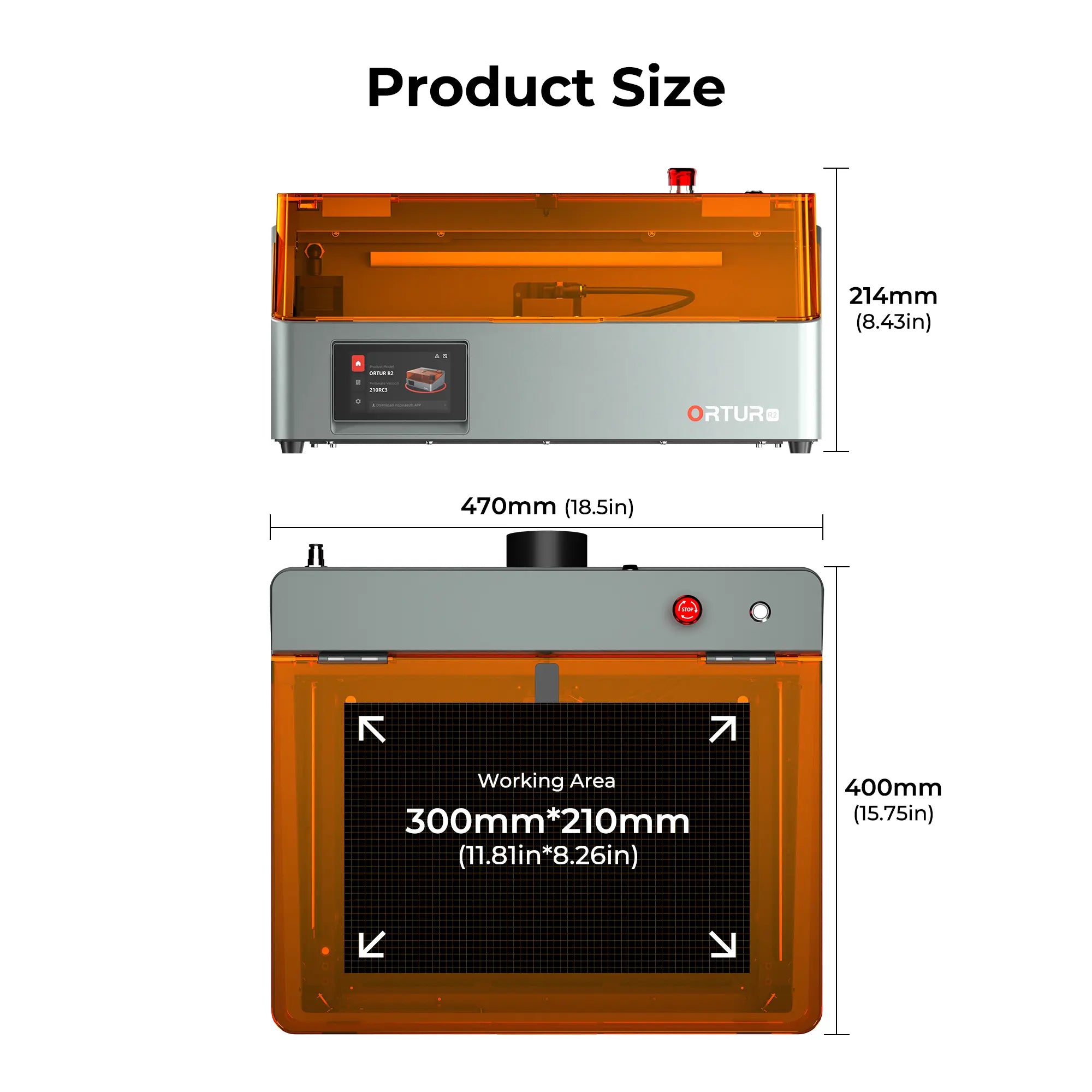 Ortur R2 Smart Laser Engraver 1.3W IR/10W/20W