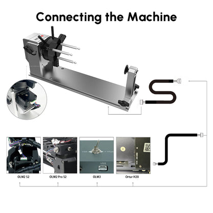 Ortur Y-axis Rotary Chuck for Laser Engraver (YRC1.0)