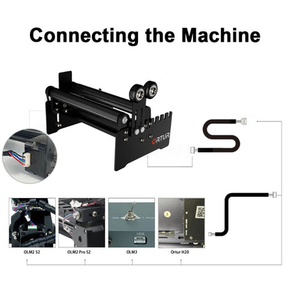 Ortur YRR 2.0 Rotary Roller for Cylinder Engraving