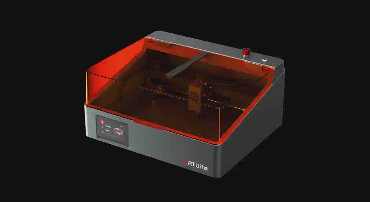 Load video: Ortur R2 Smart Laser Engraver 1.3W IR/10W/20W