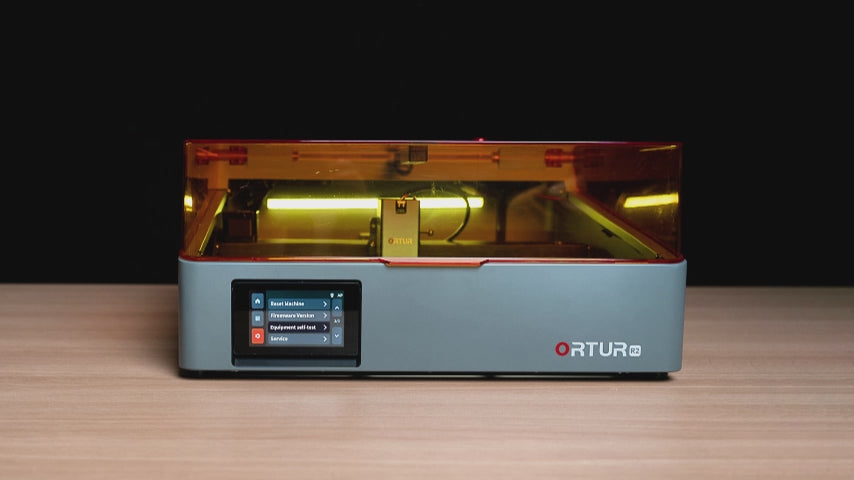 Load video: Ortur R2 Smart Laser Engraver 1.3W IR/10W/20W