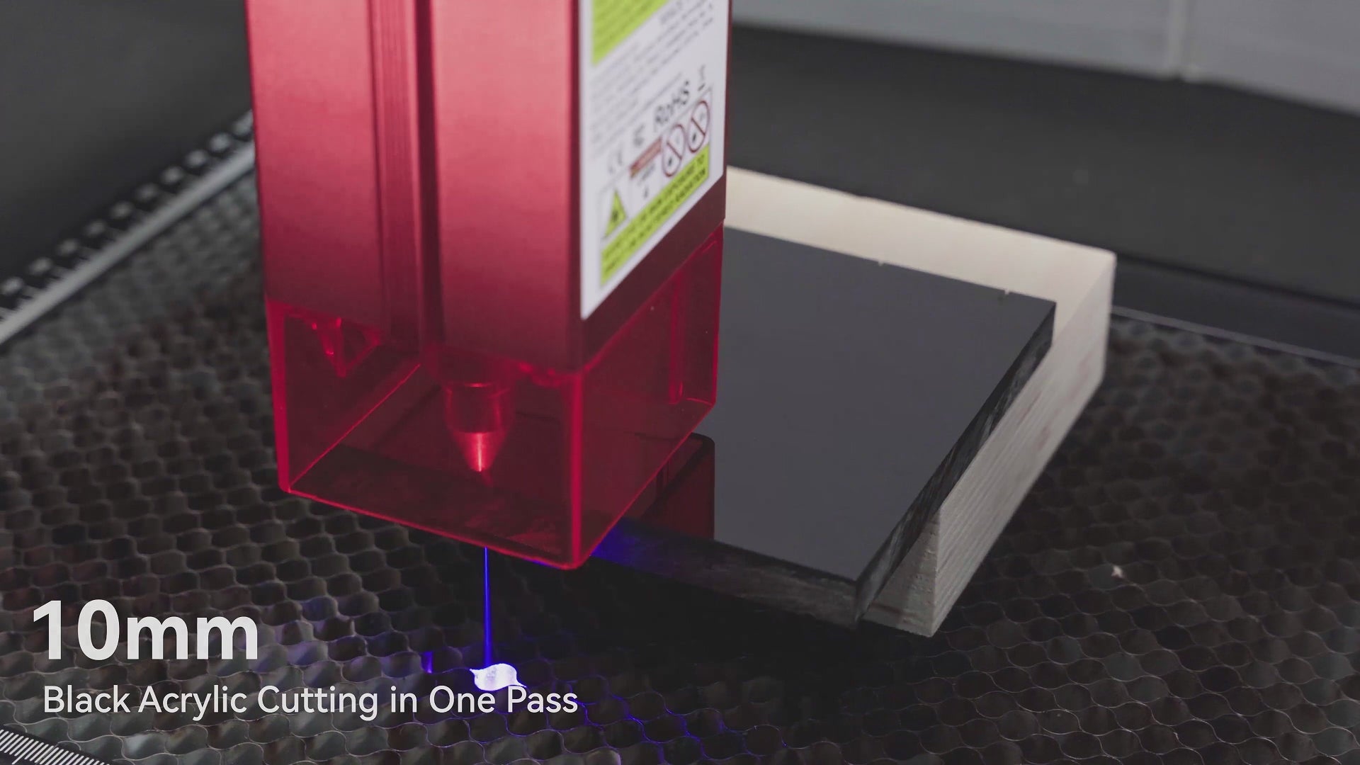 Load video: AtomStack A12/A24 Pro 12W/24W Unibody Frame Laser Engraver