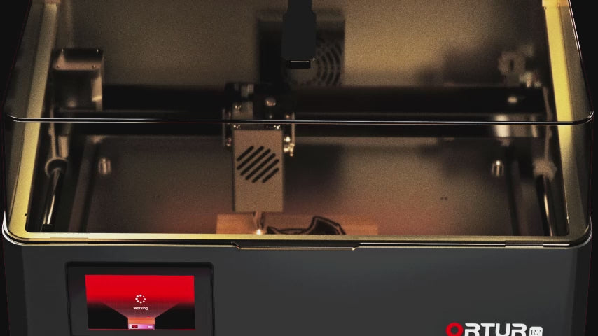 Load video: Ortur R2 Smart Laser Engraver 1.3W IR/10W/20W